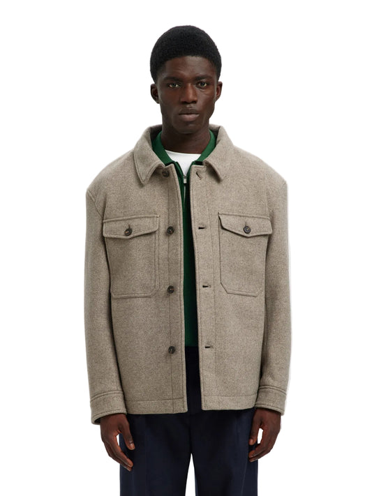 Mitch Wool Blend Shacket