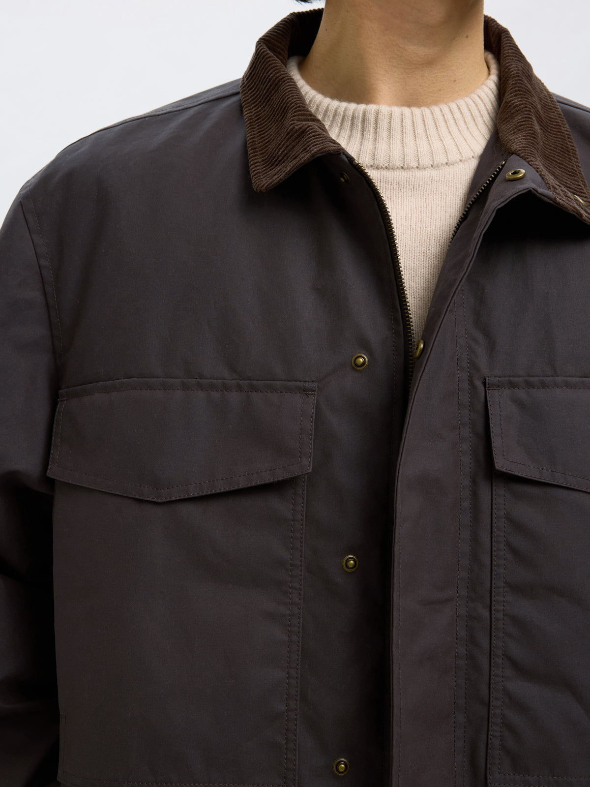 Mark Waxed Cotton Relaxed Jacket