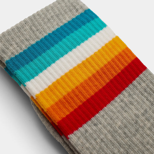 Jaquard Crew Socks 8913