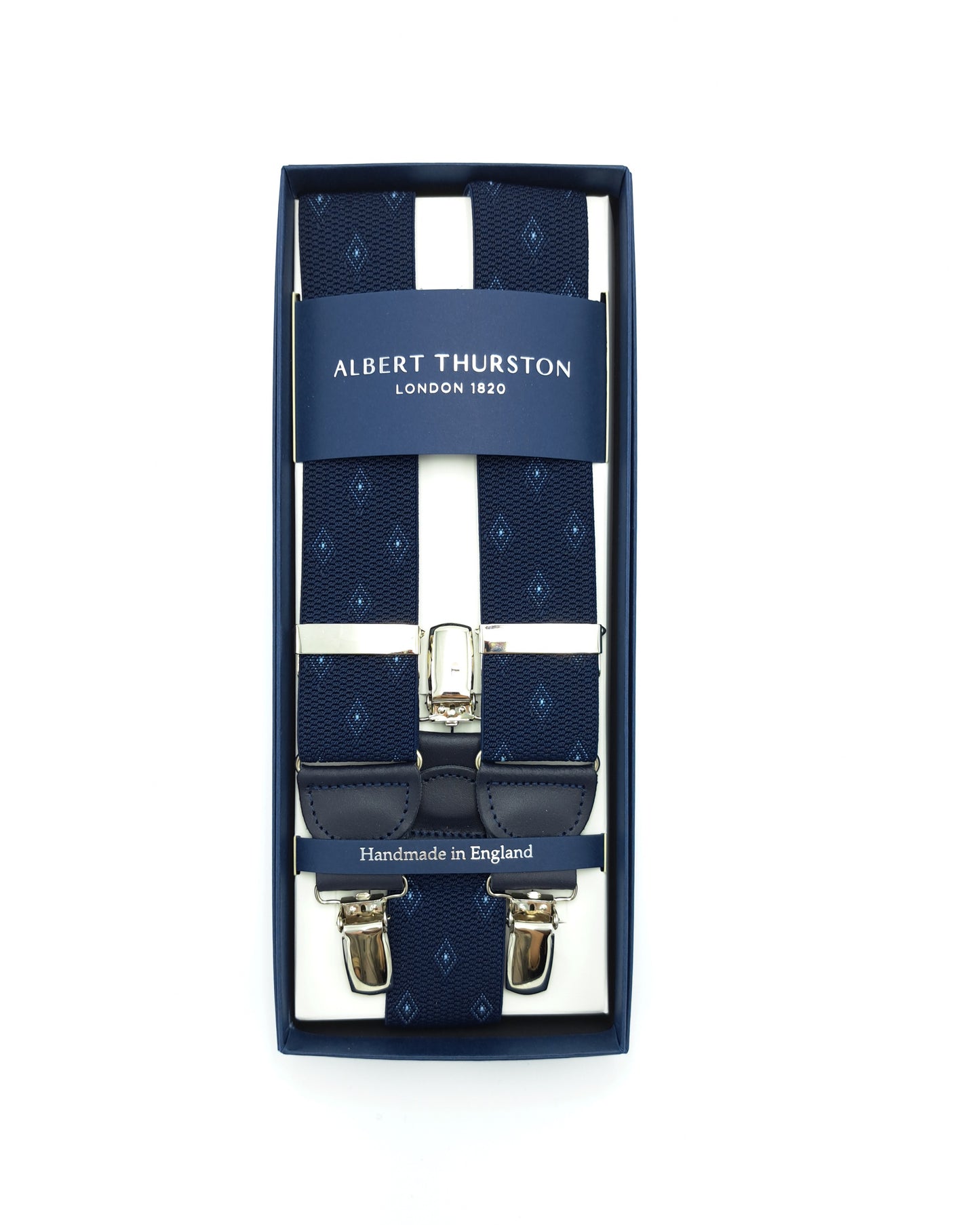 Bretelles Clip Large Losanges Bleues 2293/20