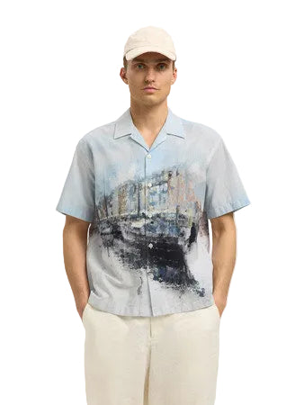 Relaxed Carl AOP SS Shirt
