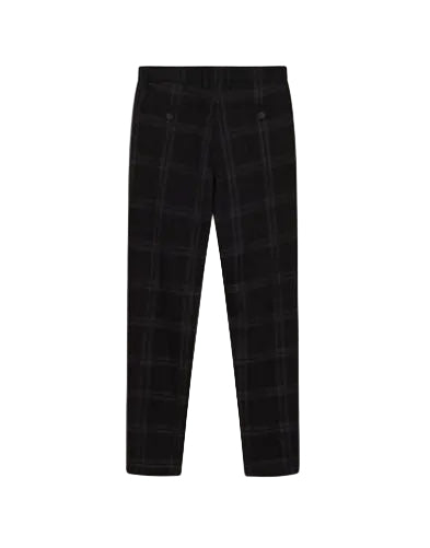 Como Check Wool Mélange Suit Pants