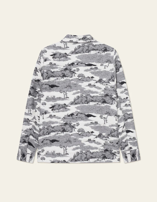 Jaiden Ruins Jacquard Overshirt