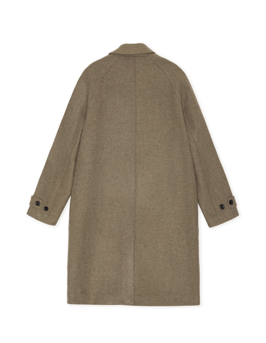 Solid Wool Coat