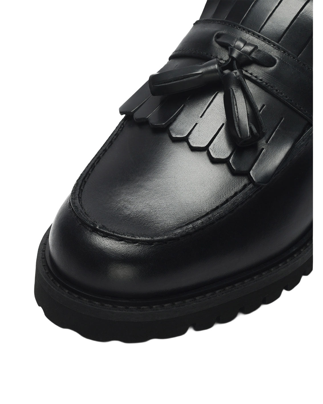 Hugo Leather Kiltie Tassel Loafer