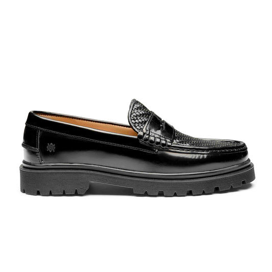 Mocasín Richmond de cuero pulido
