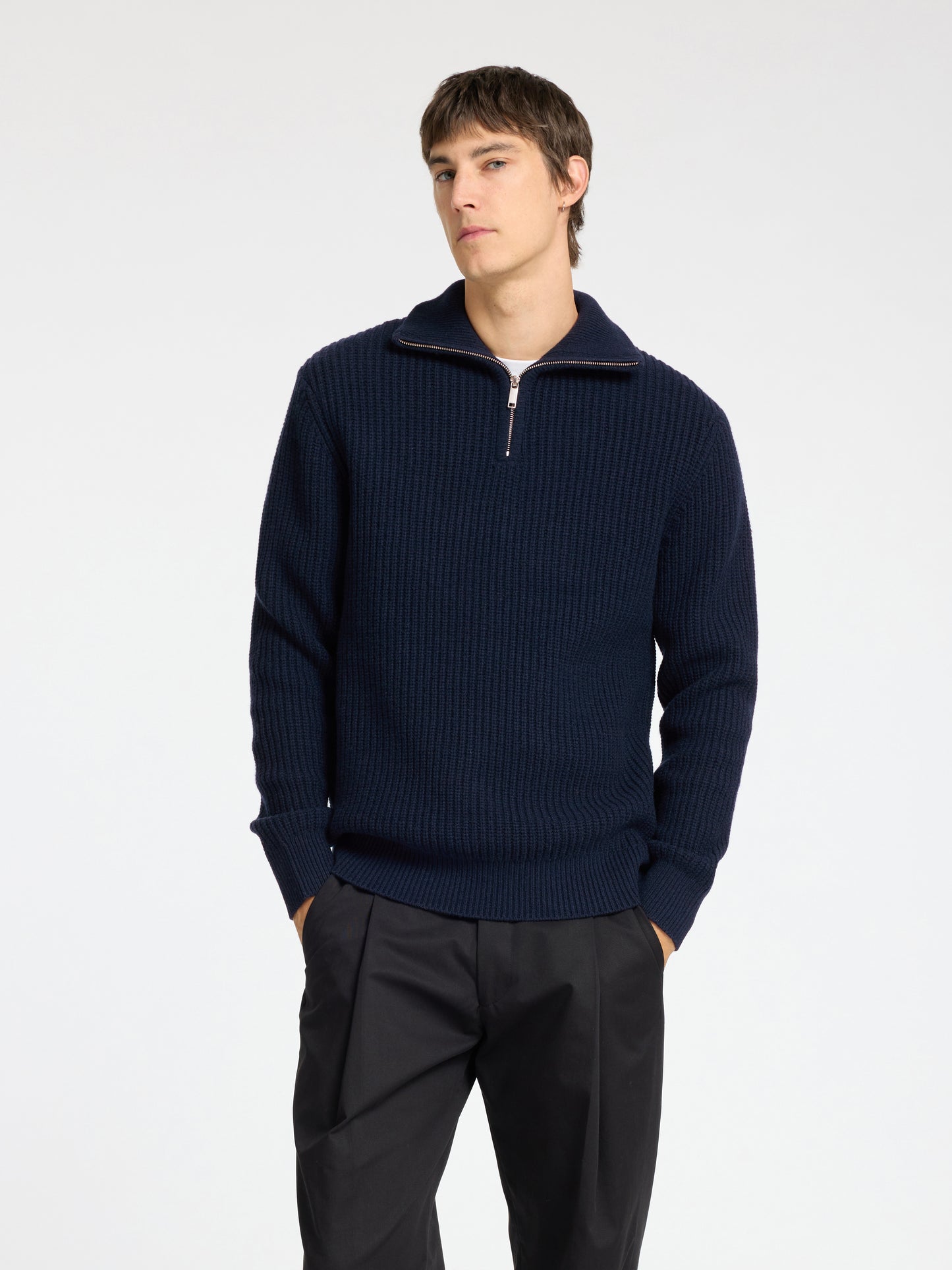 Land LS Knit Half Zip