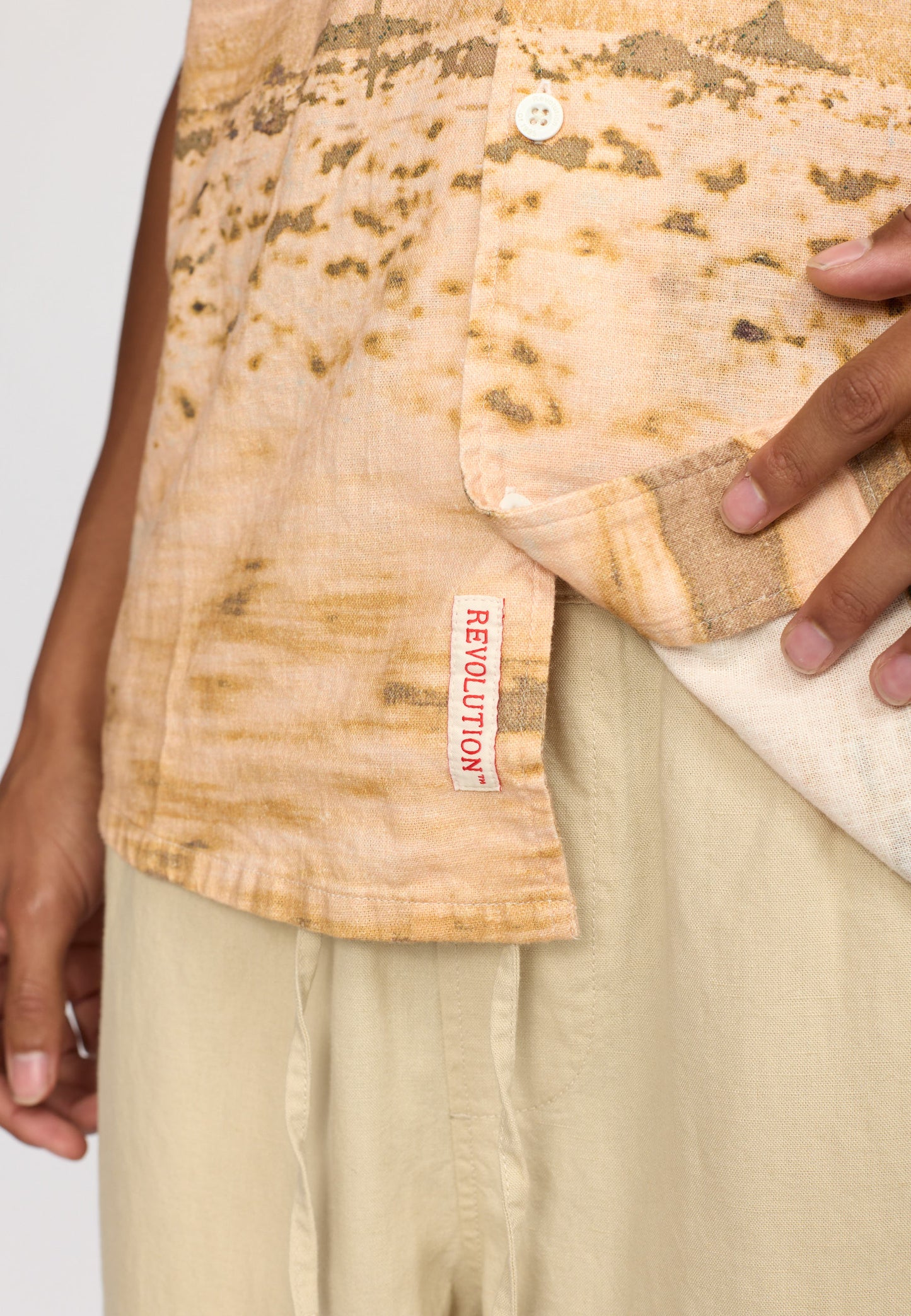 Short-sleeved Cuban Shirt 3182