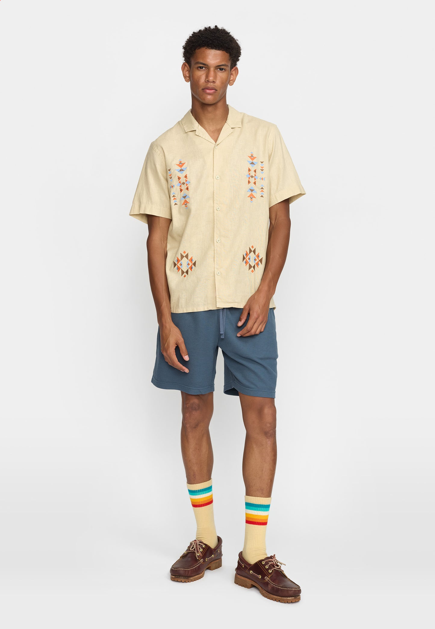 Short-sleeved Cuban Shirt 3174