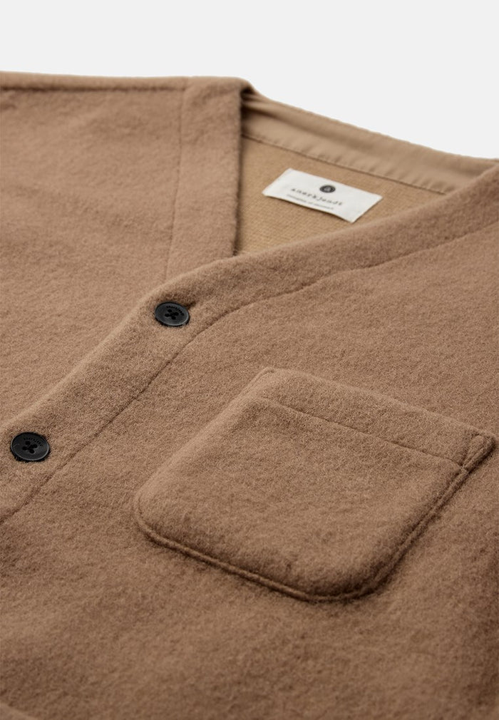 Sigurd Boiled Wool Overshirt