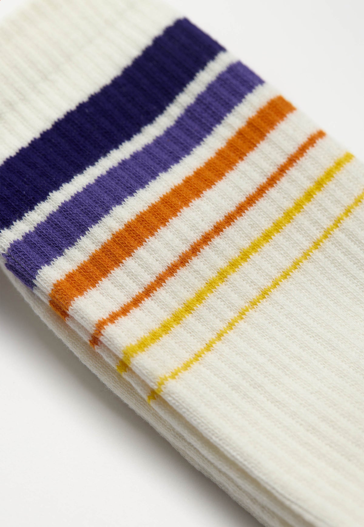 Jaquard Crew Sock Revolution, écru, vue 2