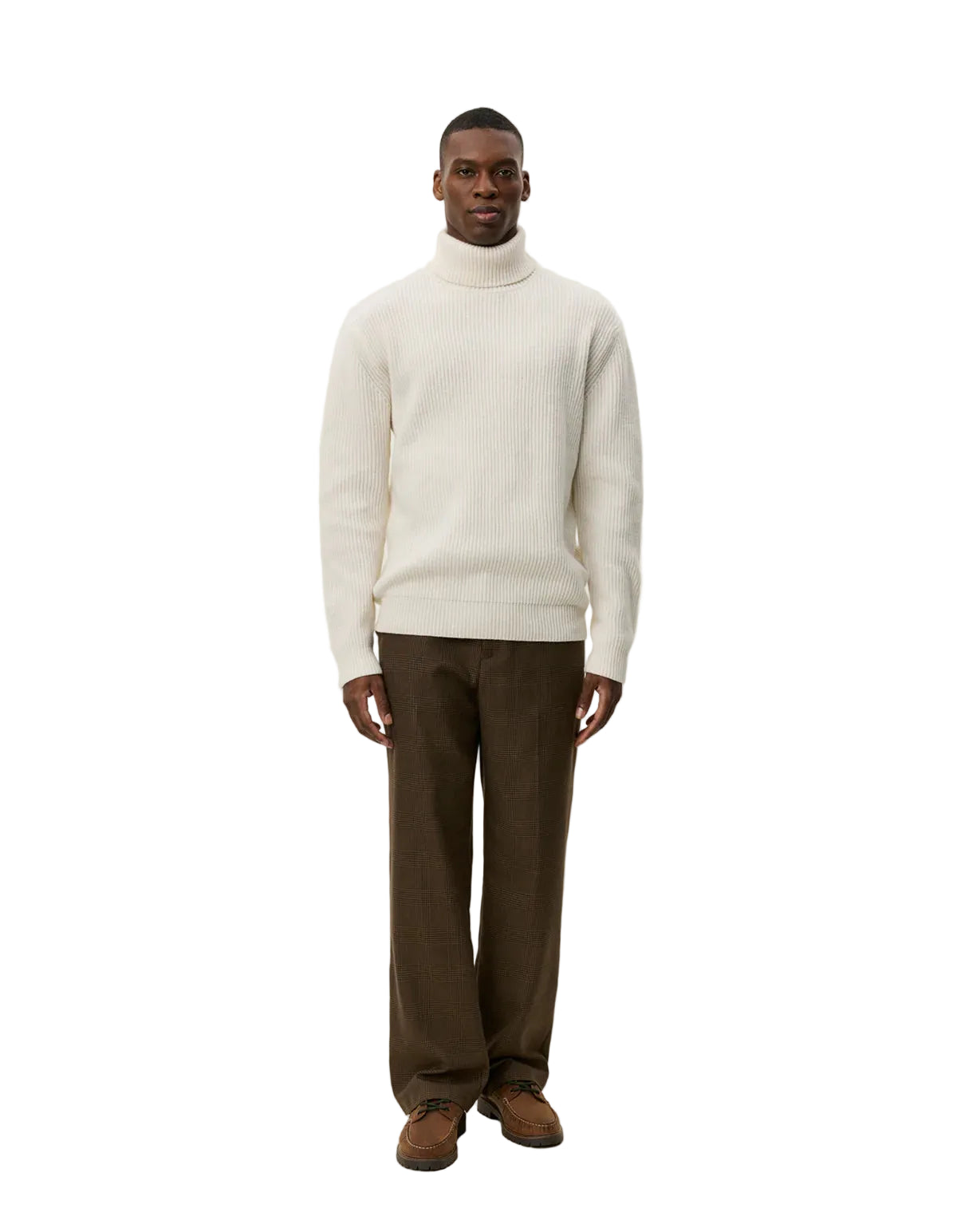 Eddie Wool Rib Rollneck Knit