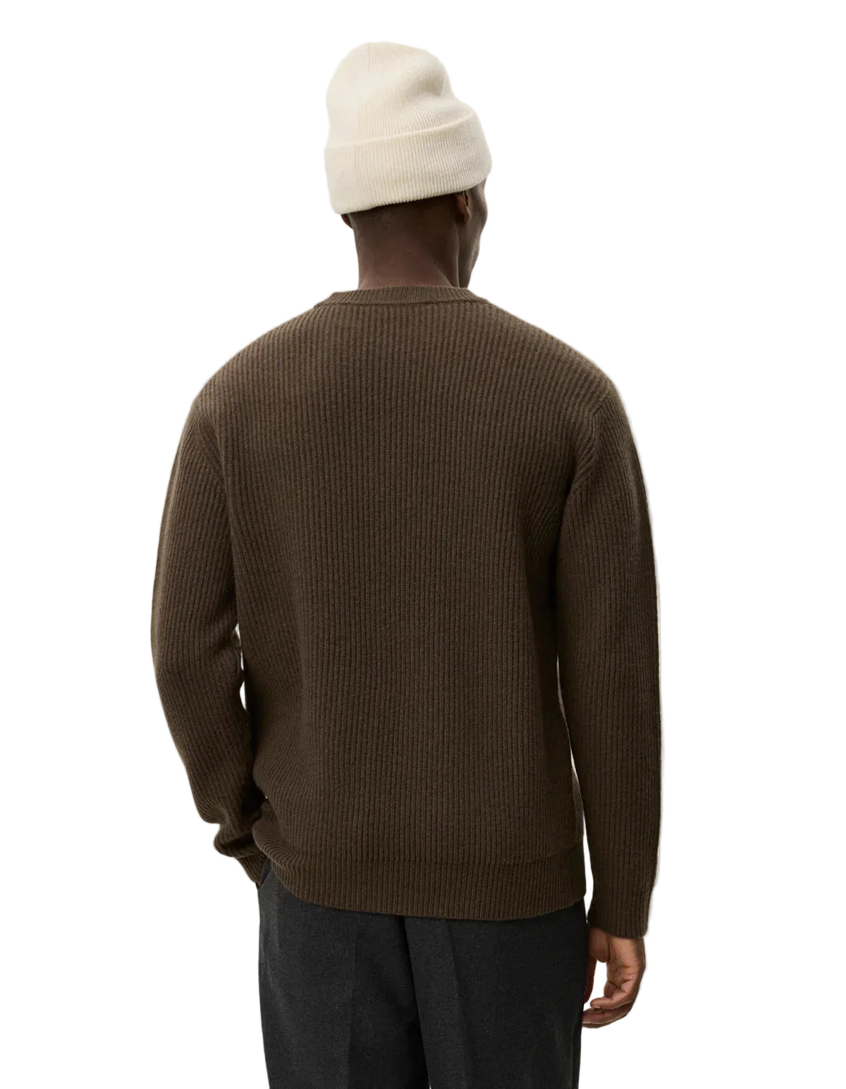 Eddie Wool Rib Crewneck Knit