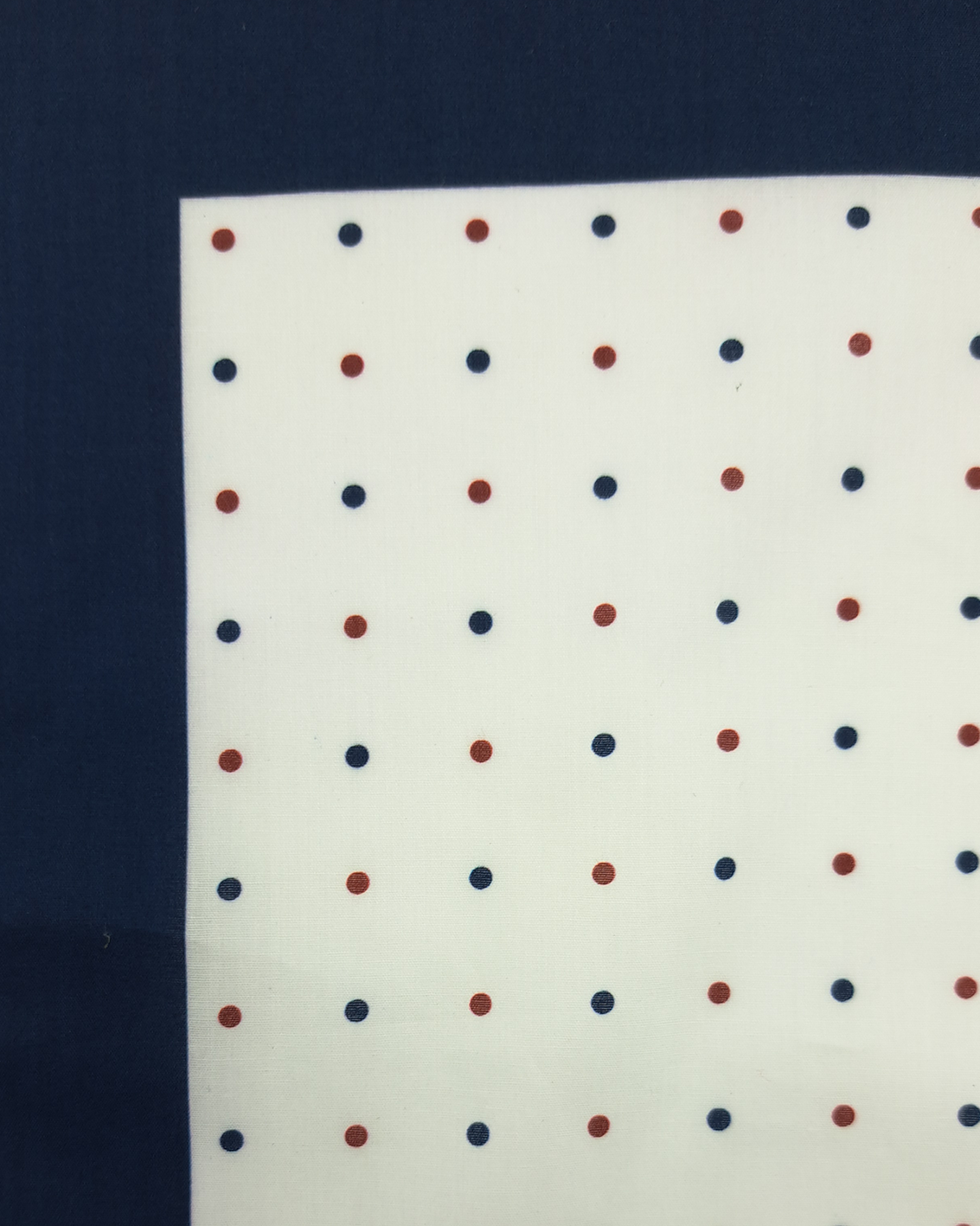 Carré de costume Marvin Hankie White/Dots