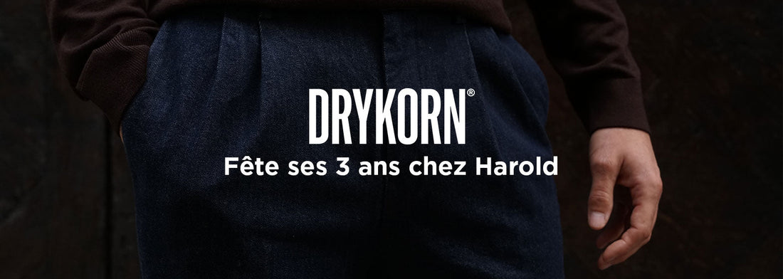 Drykorn fête ses 3 ans chez Harold : une nouvelle collection automne-hiver minimaliste de qualité.