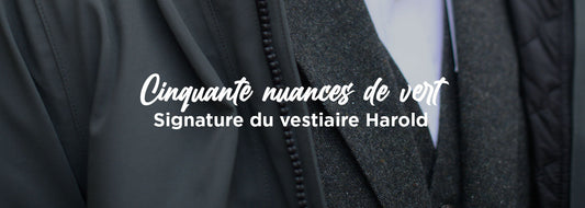 50 nuances de vert : signature du vestiaire masculin Harold