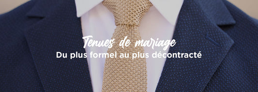 Idées pour votre tenue de mariage : du plus formel au plus décontracté