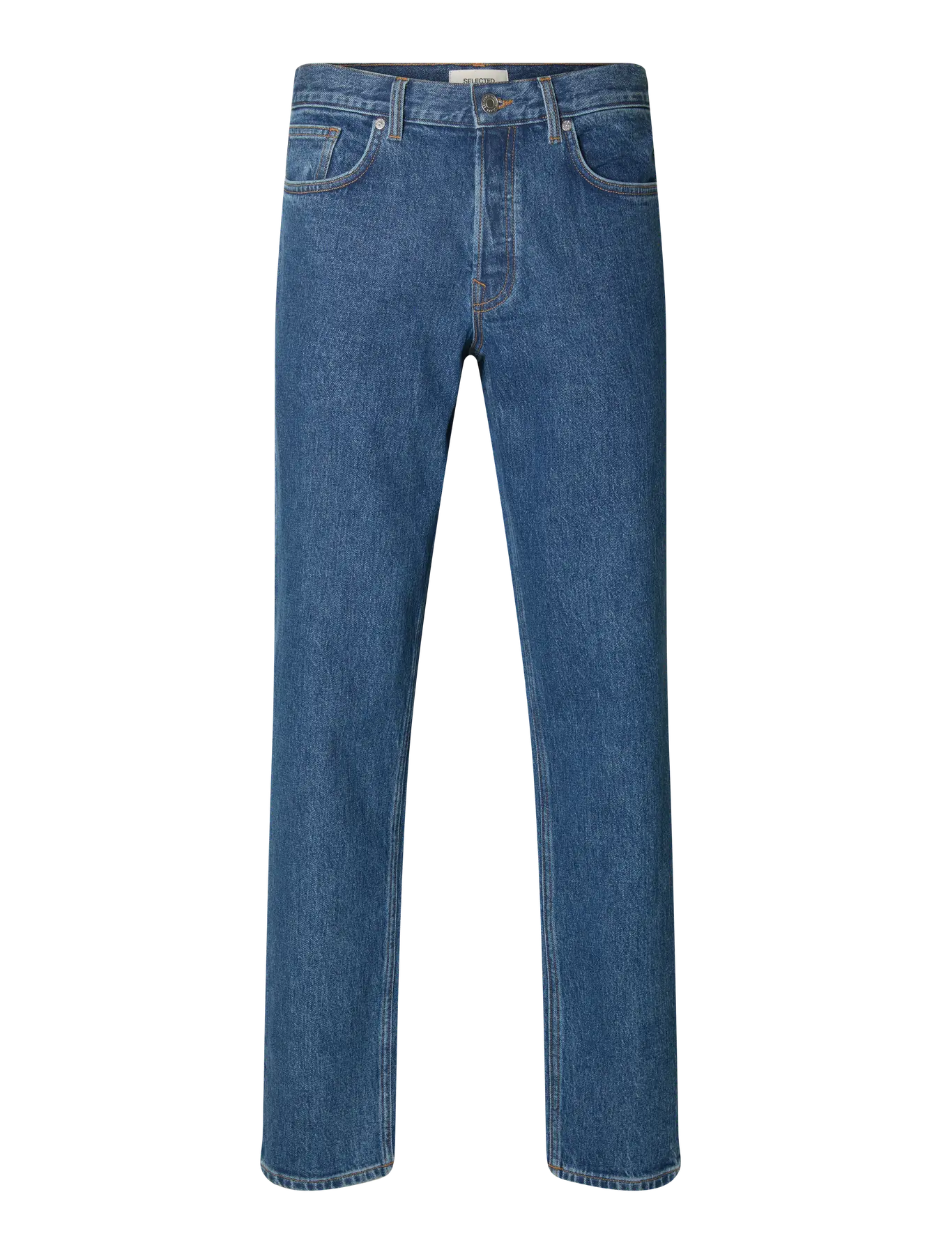 Selected Ben Kori Slim Slim Fit en Bleu moyenne Selected Ben Kori Slim Slim Fit en Bleu moyenne