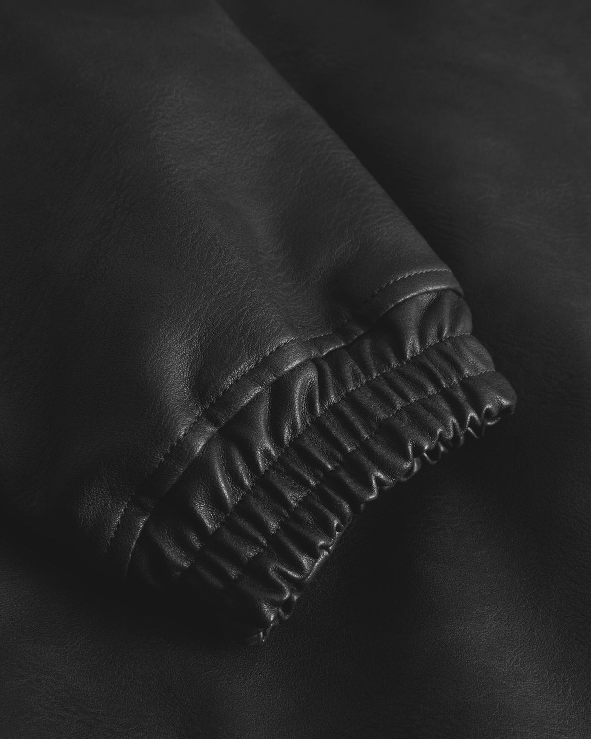 Veste Biker Bao Woodbird Noir - vue détail 2