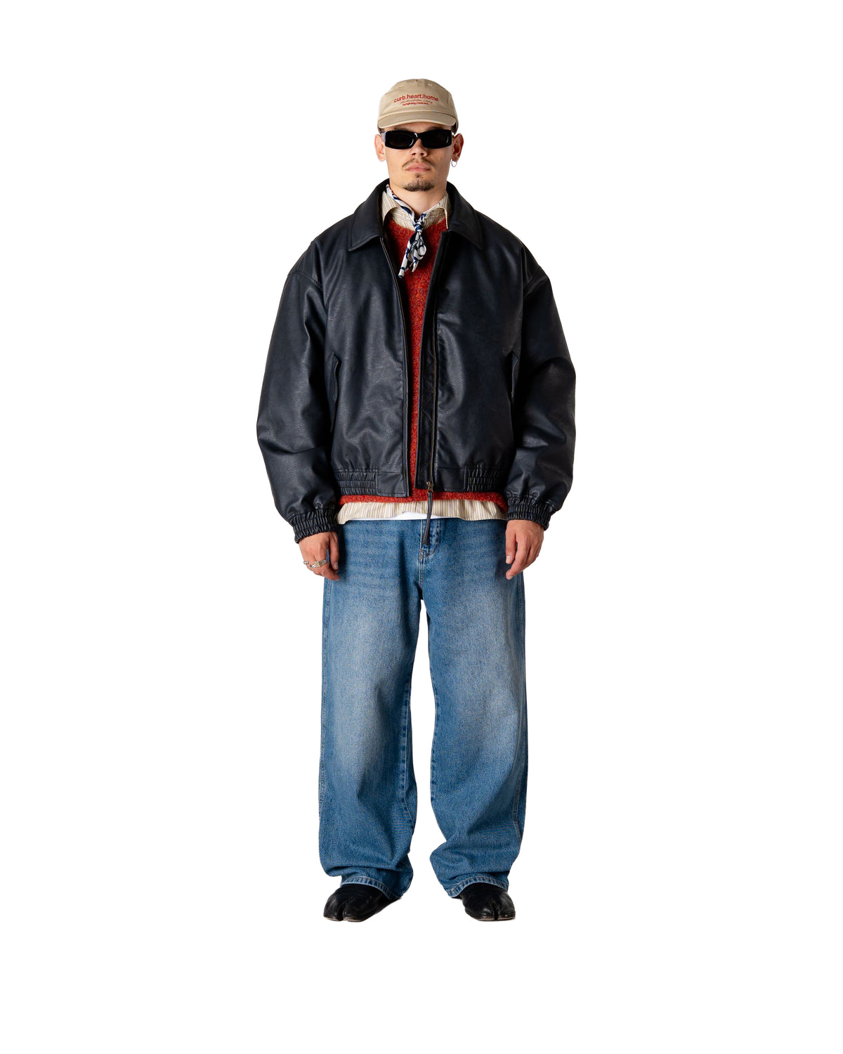 Veste Biker Bao Woodbird Noir - vue détail 4