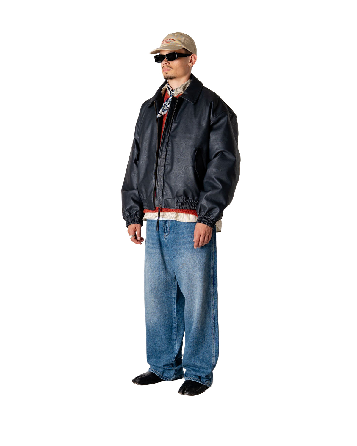 Veste Biker Bao Woodbird Noir - vue détail 5