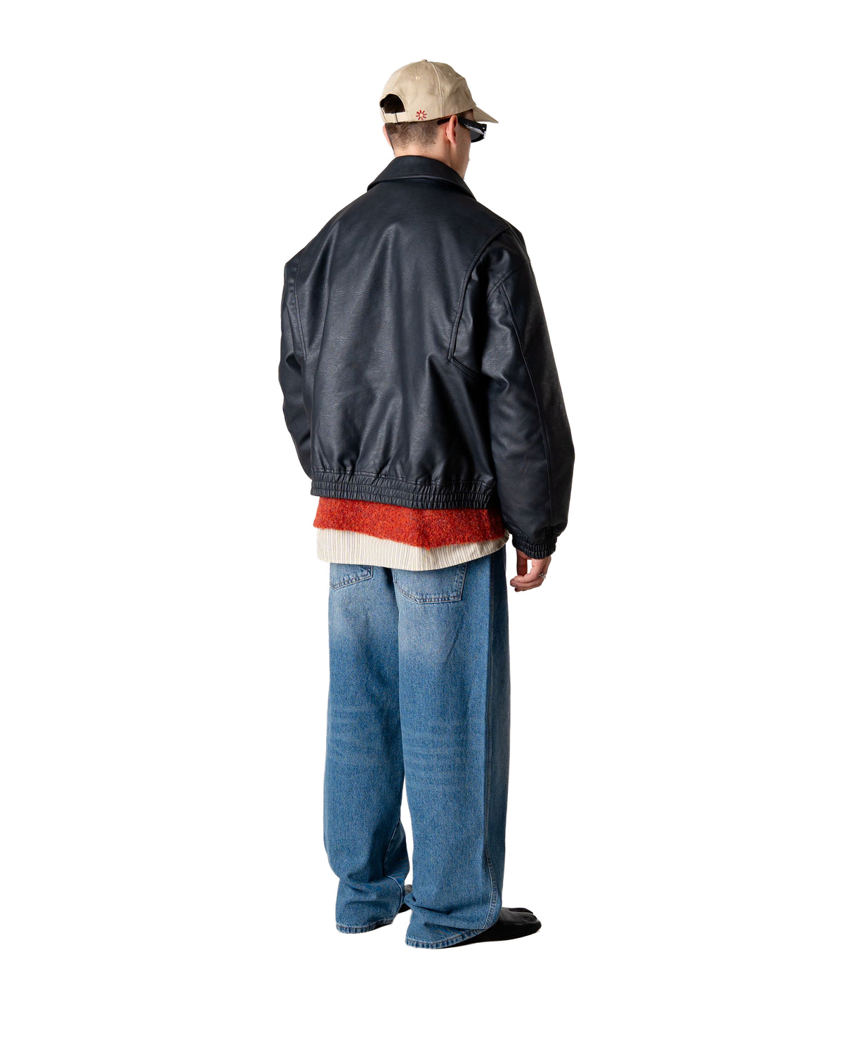 Veste Biker Bao Woodbird Noir - vue détail 6