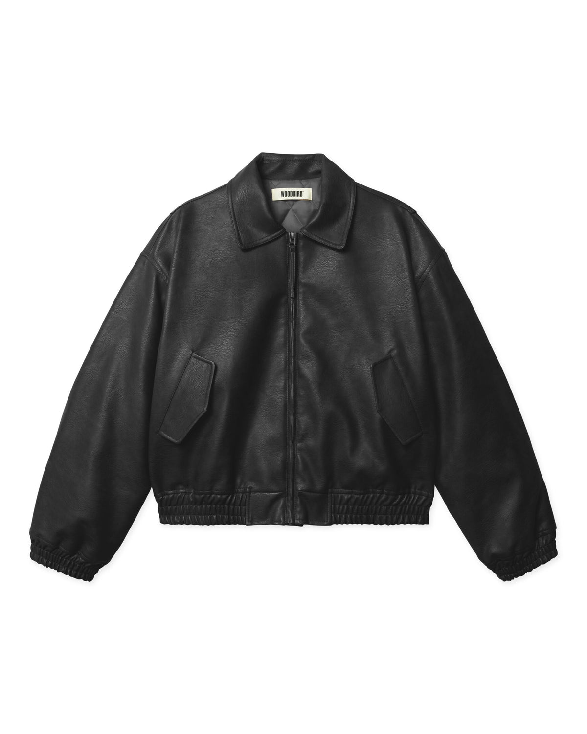 Veste Biker Bao Woodbird Noir - vue principale