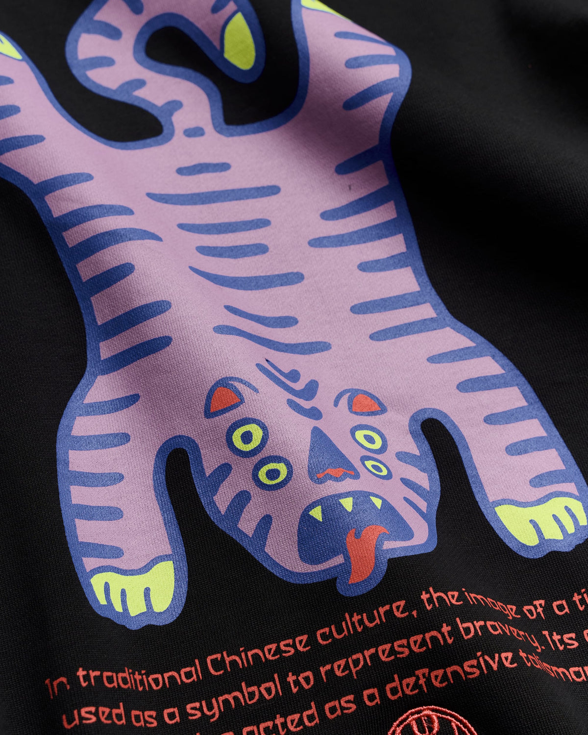 Sweat Tiger Duke Woodbird Noir - vue détail 2
