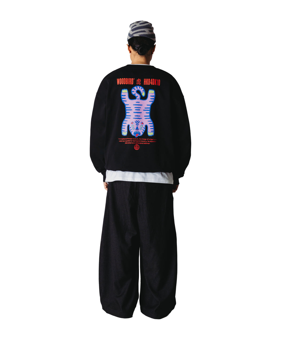 Sweat Tiger Duke Woodbird Noir - vue détail 6