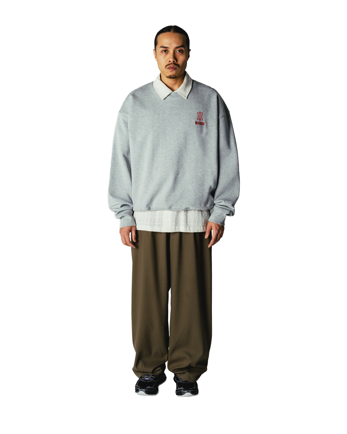 Sweat Tiger Duke Woodbird Gris Chiné - vue détail 4
