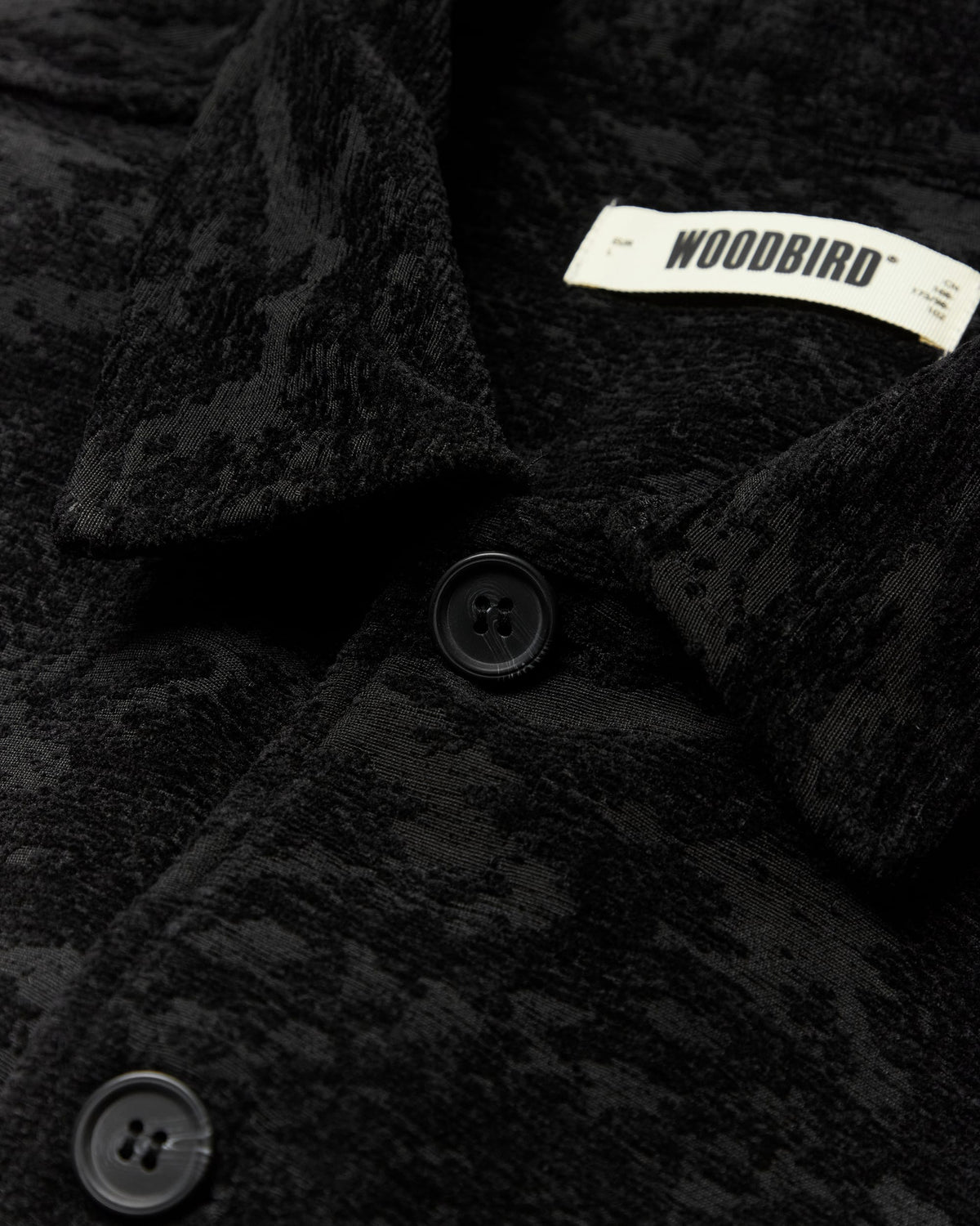 Veste Chenille Blade Woodbird Noir - vue détail 2