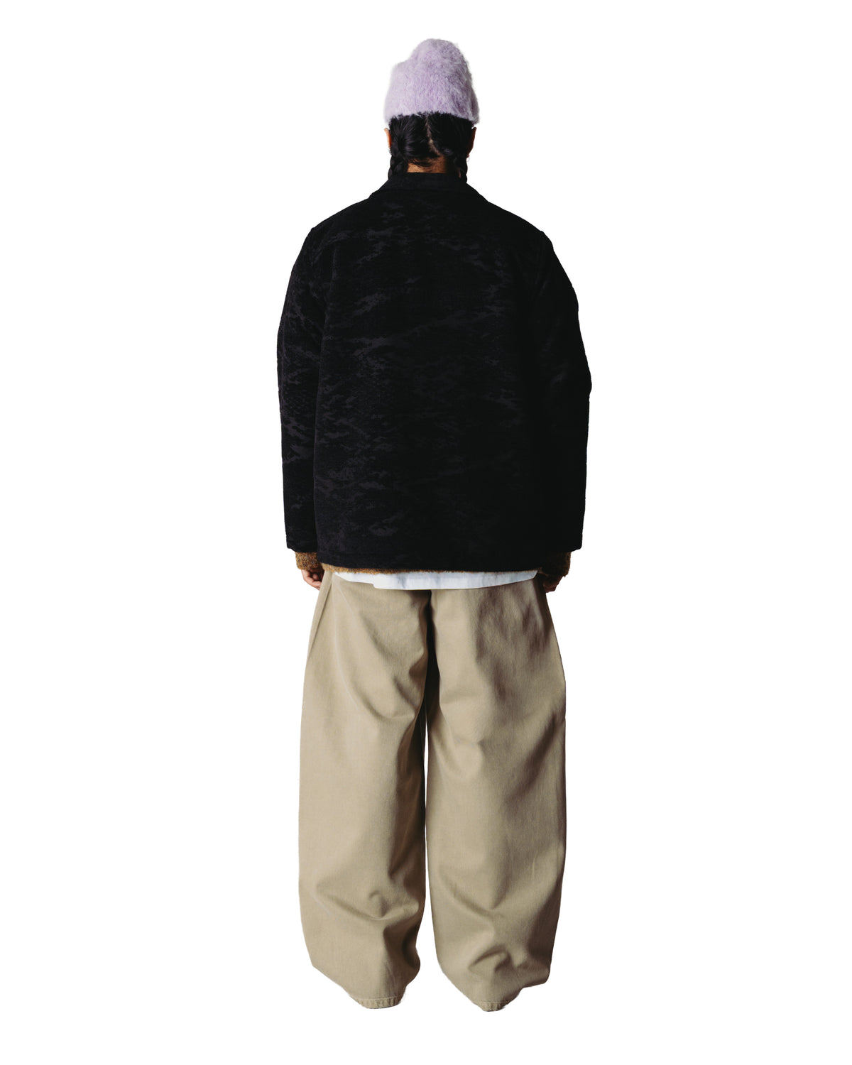Veste Chenille Blade Woodbird Noir - vue détail 6