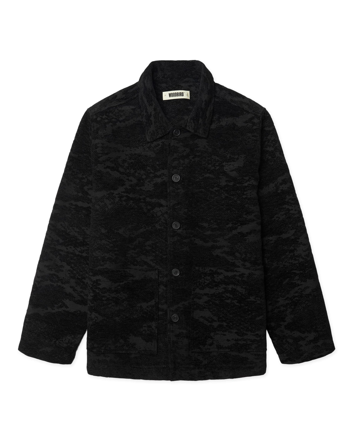Veste Chenille Blade Woodbird Noir - vue principale
