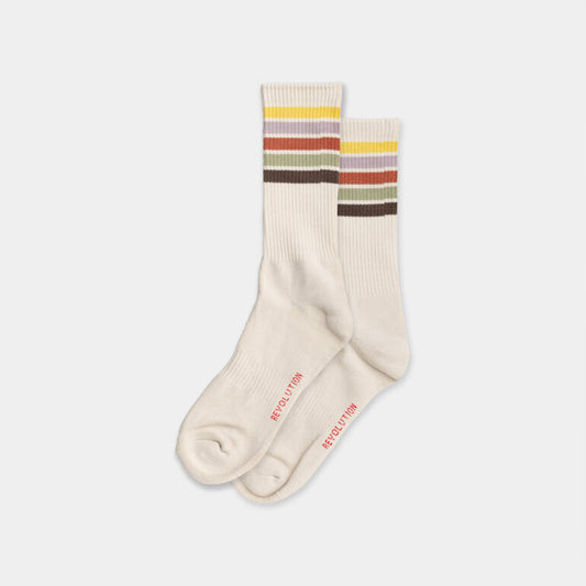 Jaquard Crew Socks 8904