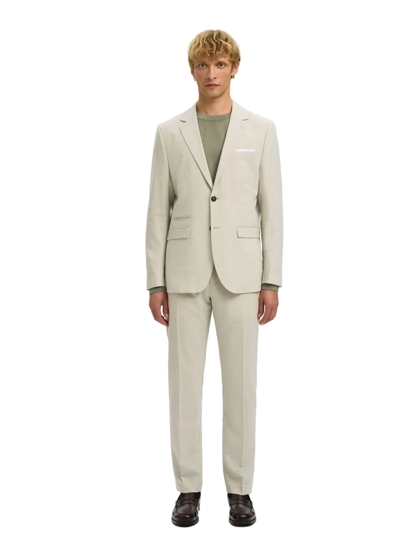 Slim Linen Blend Oasis Blazer