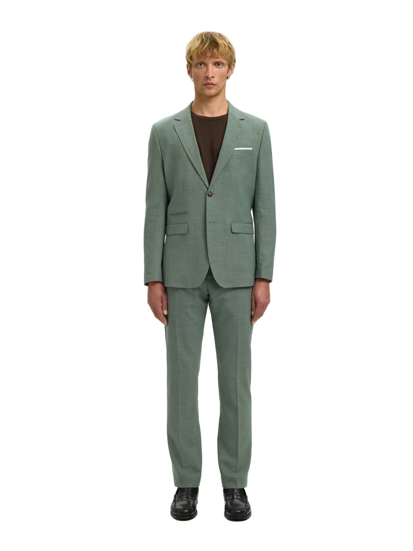 Slim Linen Blend Oasis Blazer