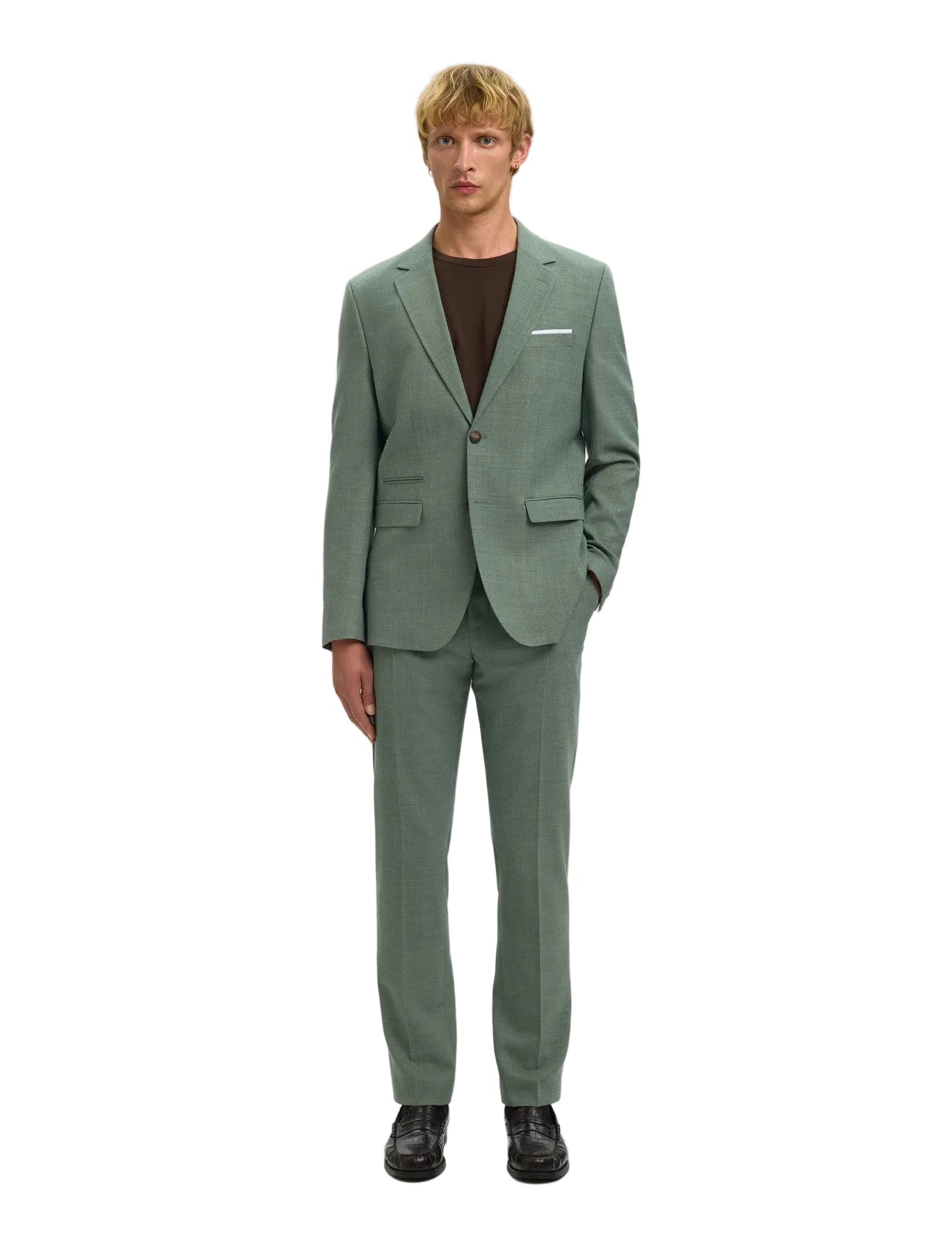 Slim Linen Blend Oasis Blazer