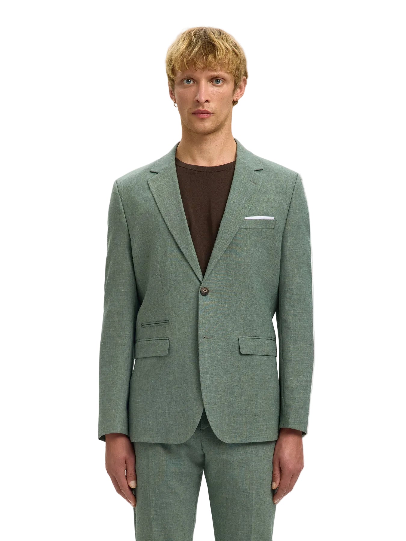 Slim Linen Blend Oasis Blazer