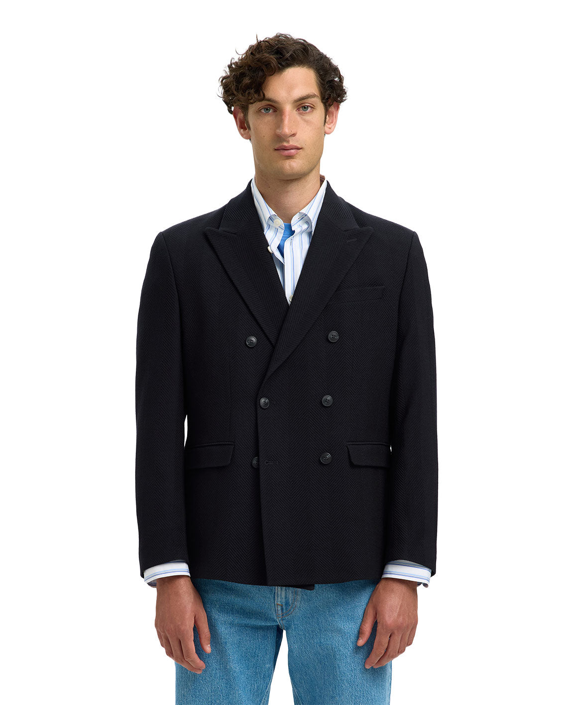 Regular Ben Wool Double-Breasted Blazer