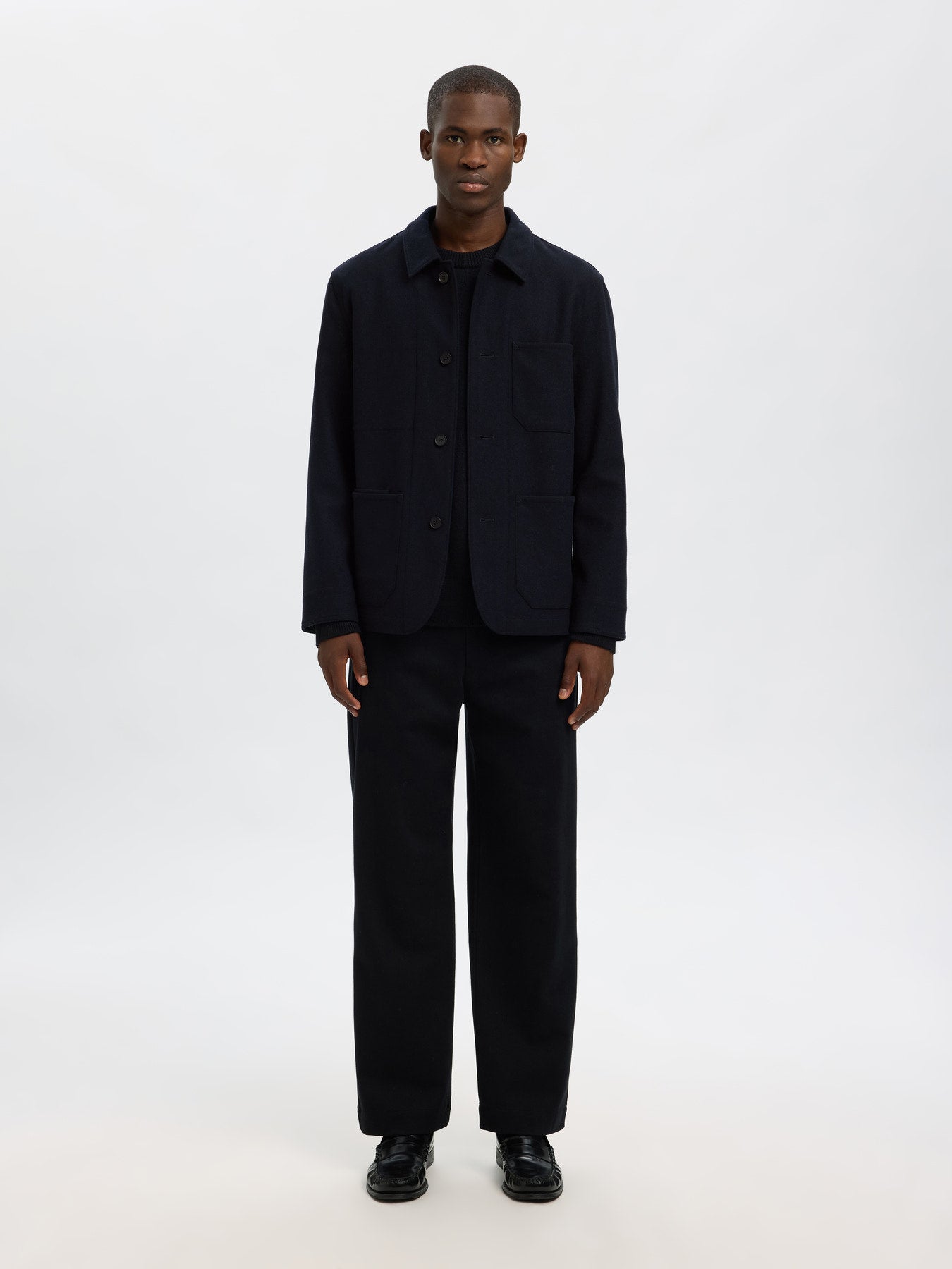 Landon Wool Blend Hybrid Blazer