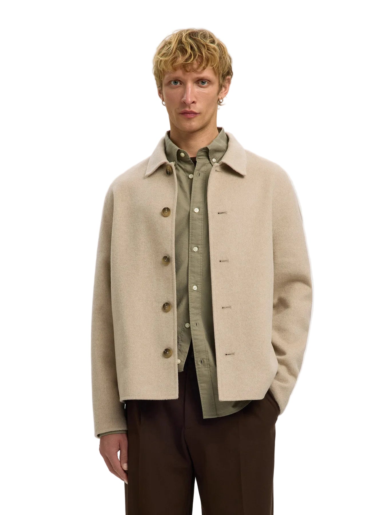 Oliver Handmade Wool Blend Jacket