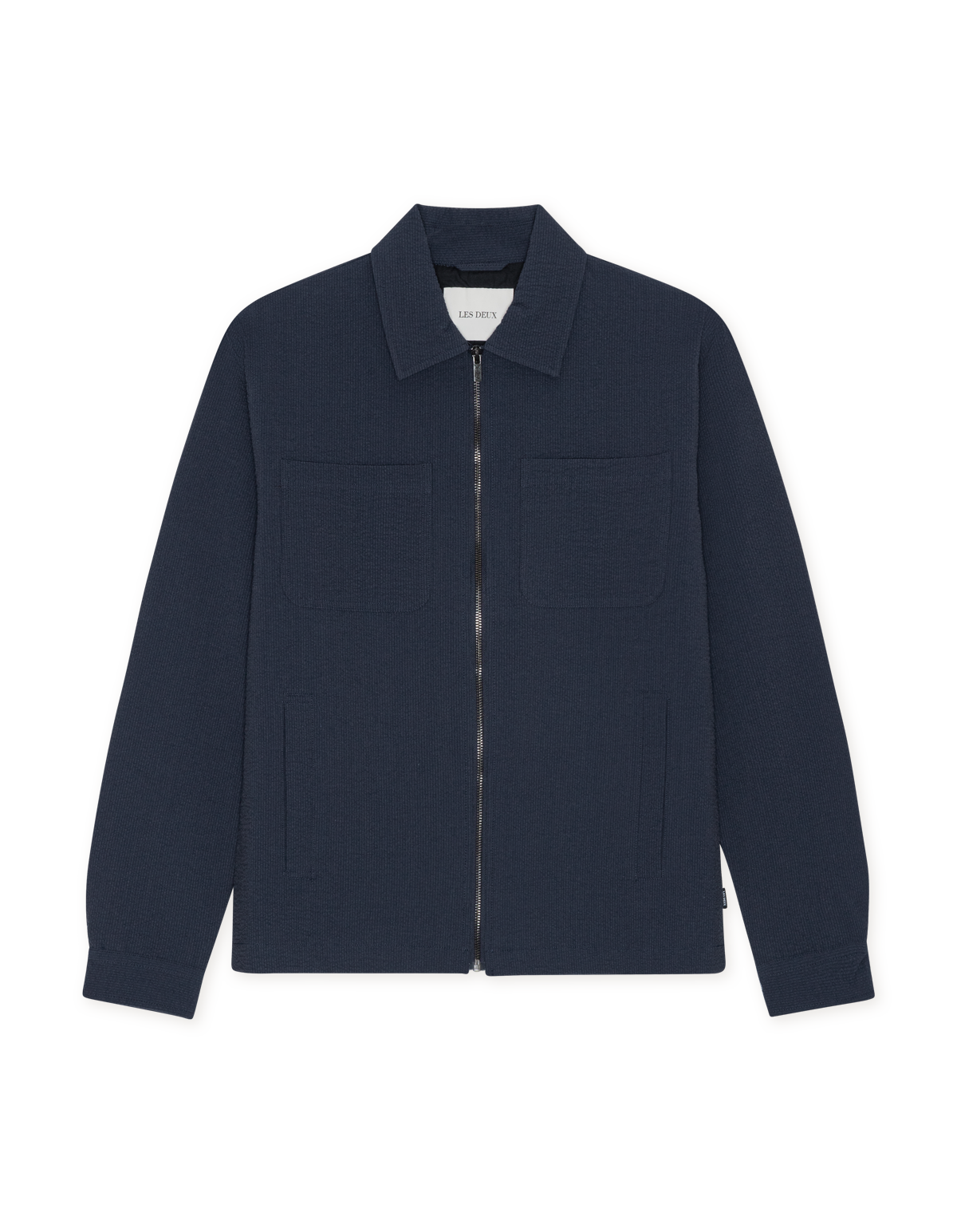 Marseille Seersucker Zipper Jacket