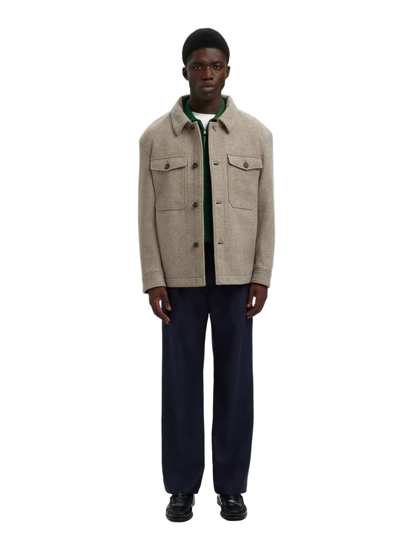 Mitch Wool Blend Shacket