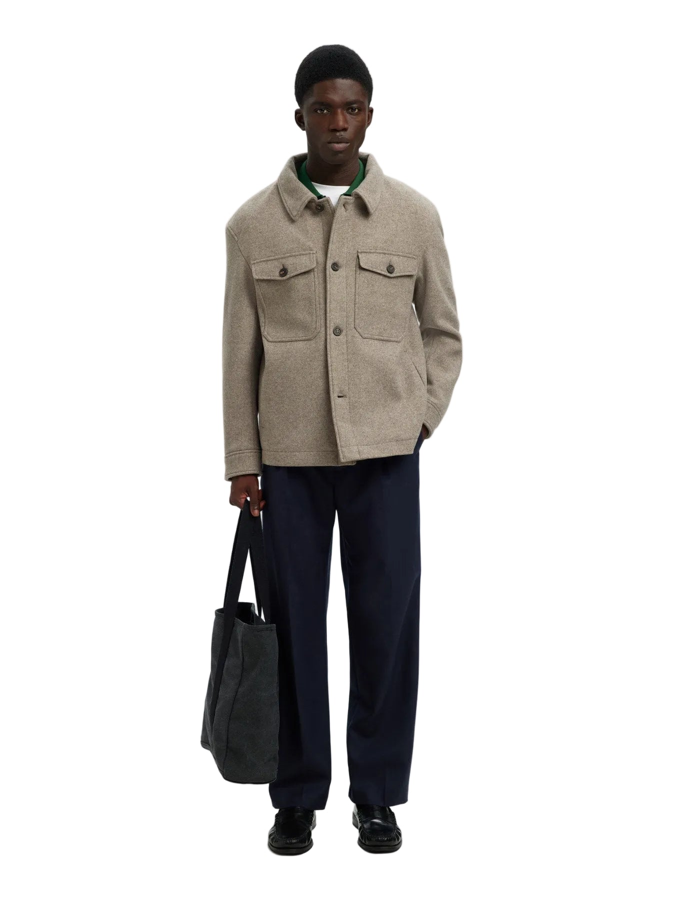 Mitch Wool Blend Shacket