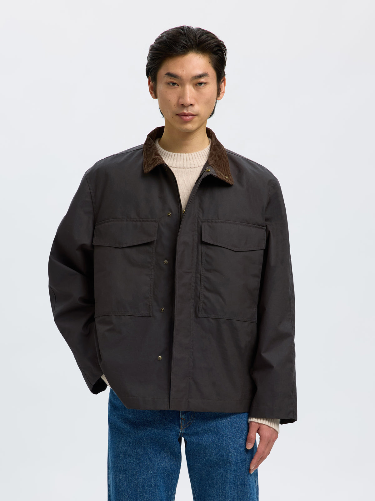 Mark Waxed Cotton Relaxed Jacket