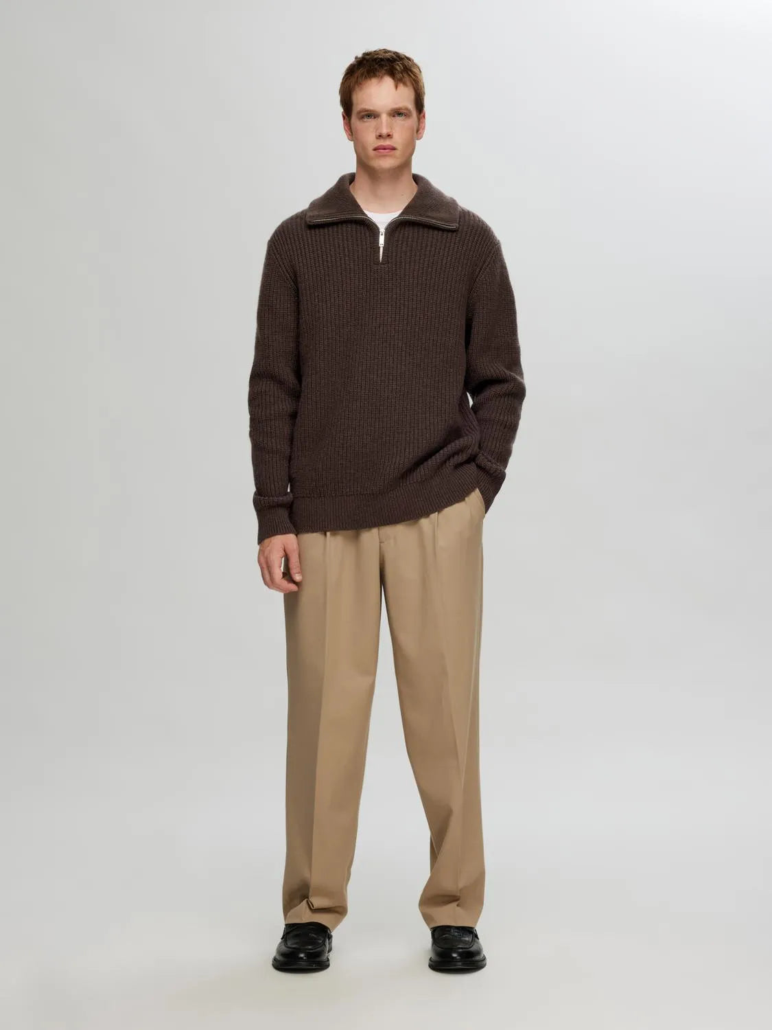 Land LS Knit Half Zip