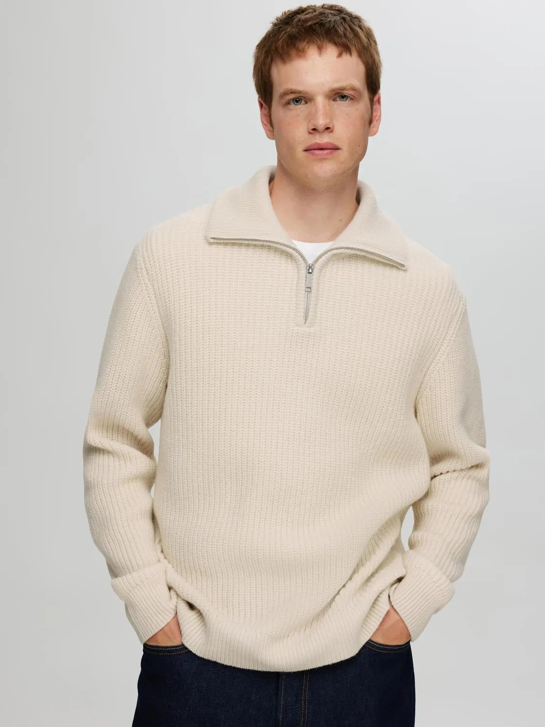 Land LS Knit Half Zip