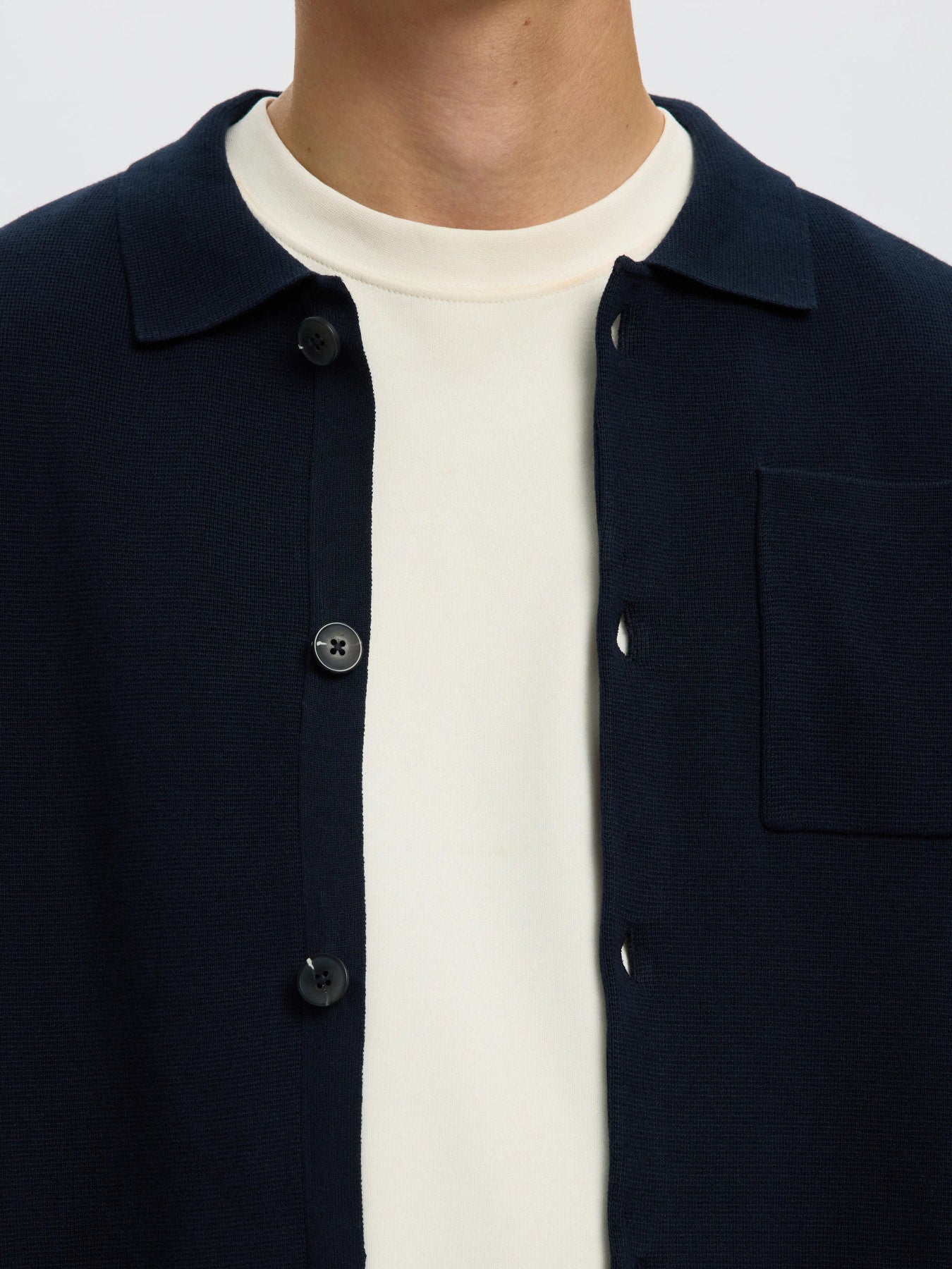 Cardigan polo leggero Mike