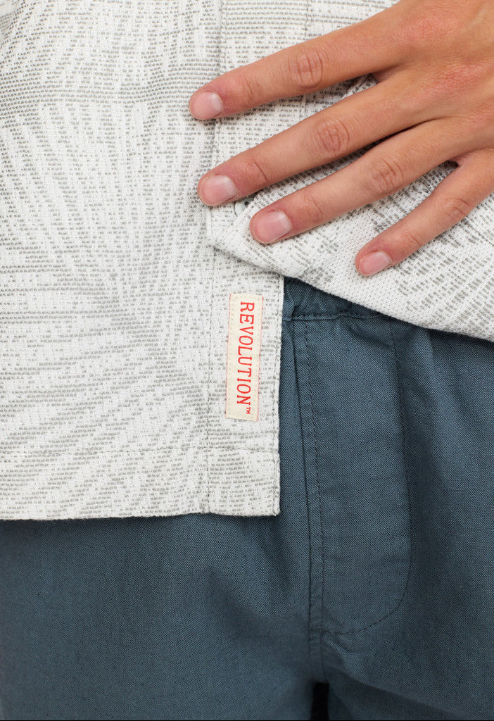 3240 Palm Leaf Oversize SS Shirt