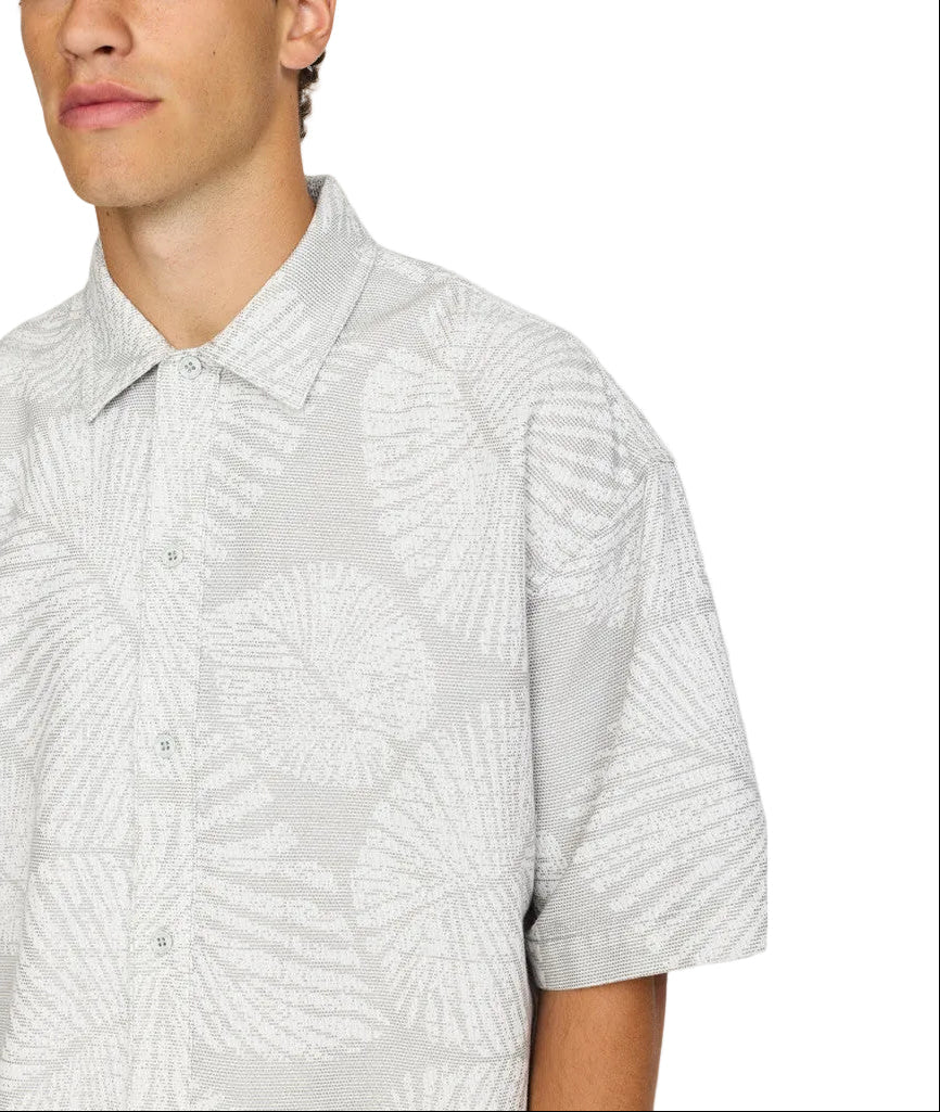 3240 Palm Leaf Oversize SS Shirt